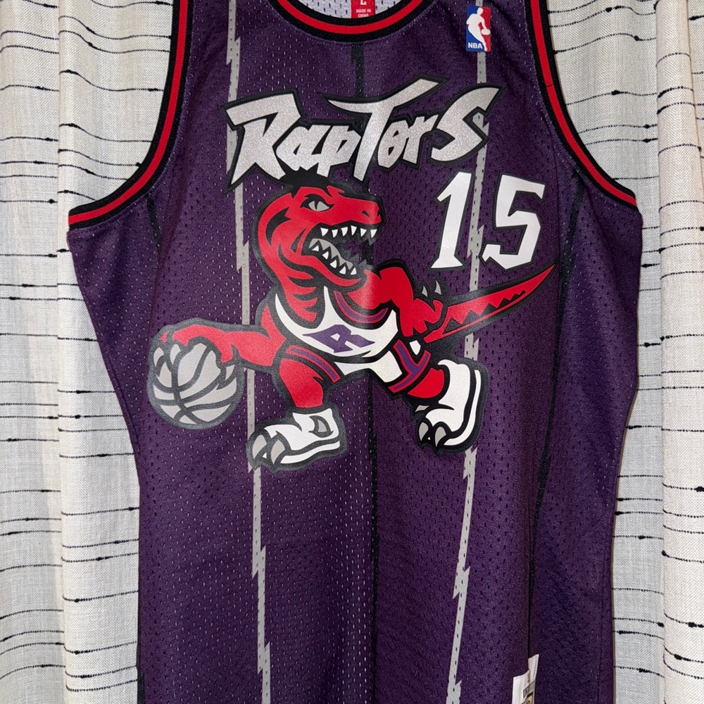 Mitchell & Ness Purple and Red Jersey